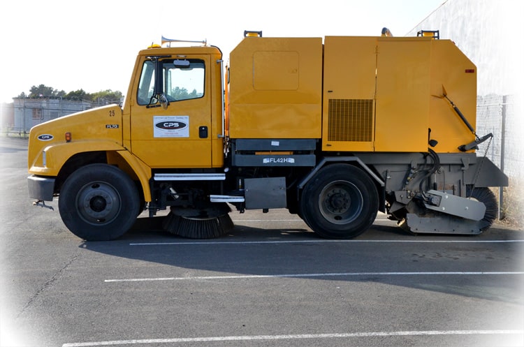 CPS Parking Lot Sweeper Truck
